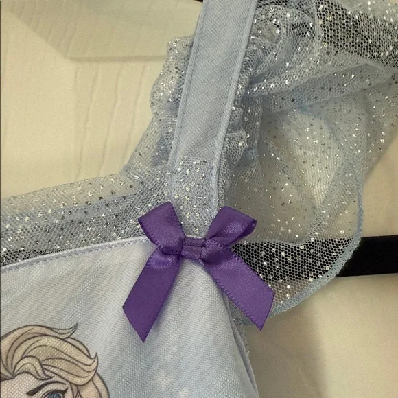 Like New Disney Frozen Elsa Anna Sleeveless Nightgown Dress Costume size 6 - Picture 4 of 8